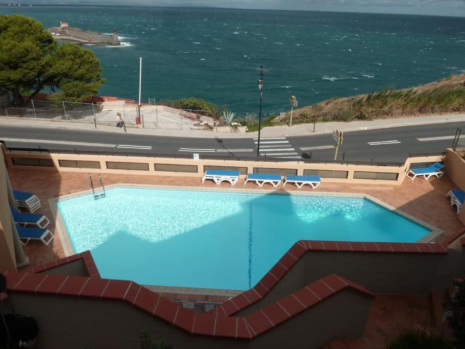 Location Vue Mer Du Samedi Au Samedi, Clim, Parking, Piscine, Plage Collioure Eksteriør billede